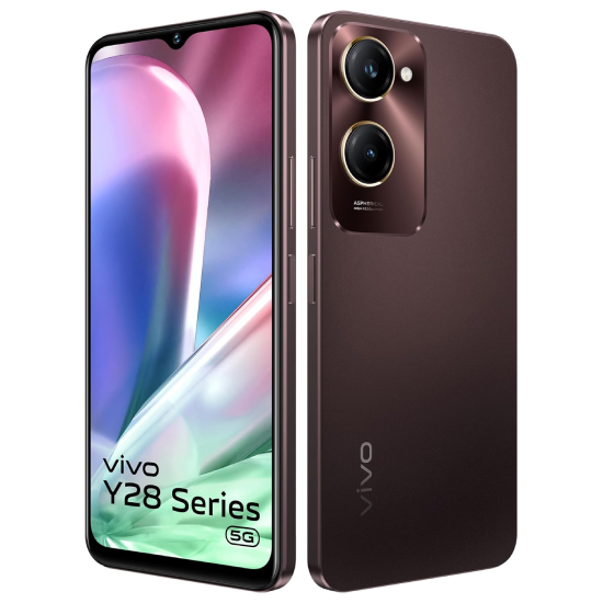 vivo Y28e 5G (Vintage Red, 4GB RAM, 128GB Storage)